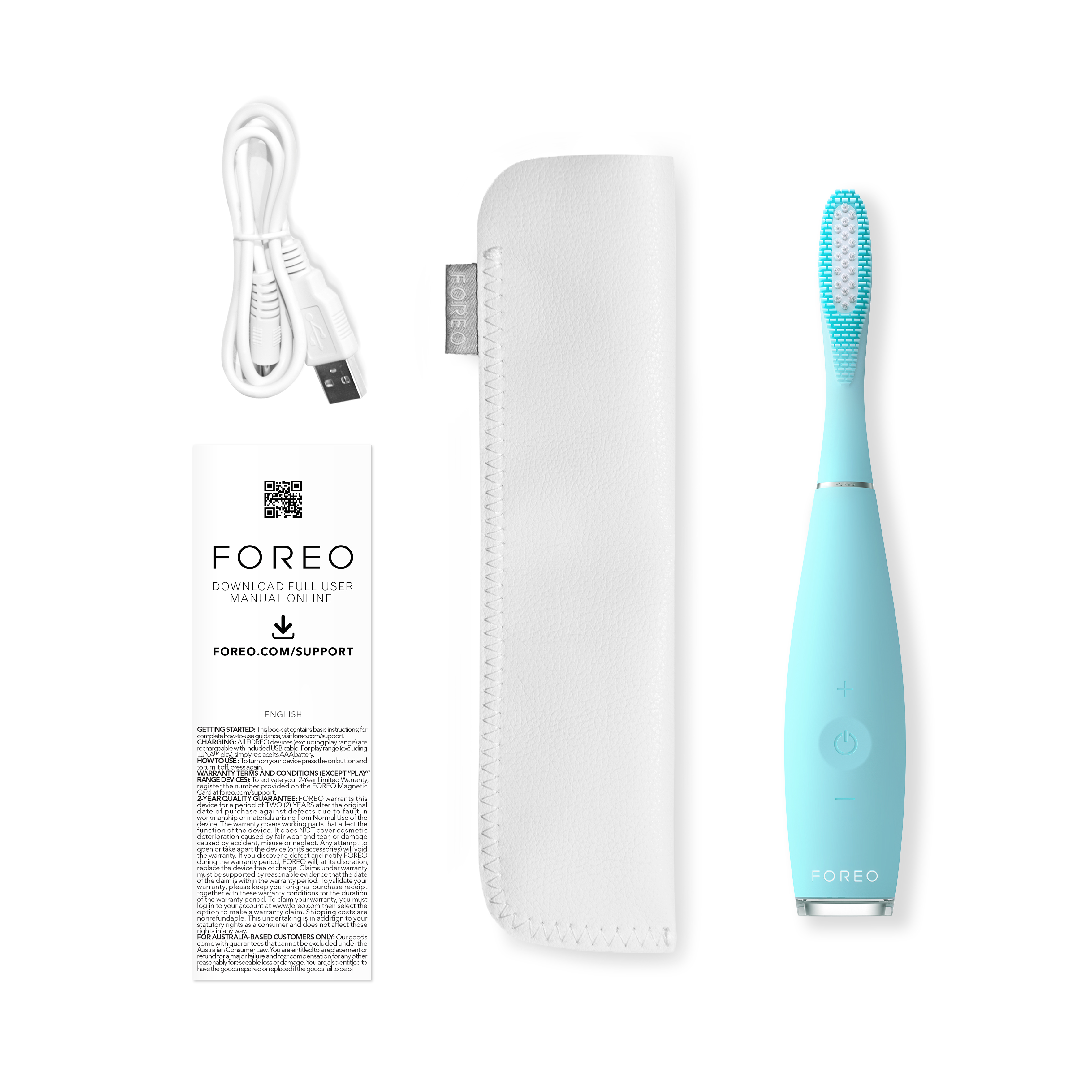 แปรงสีฟันซิลิโคนไฟฟ้า FOREO ISSA 3 Mint_3